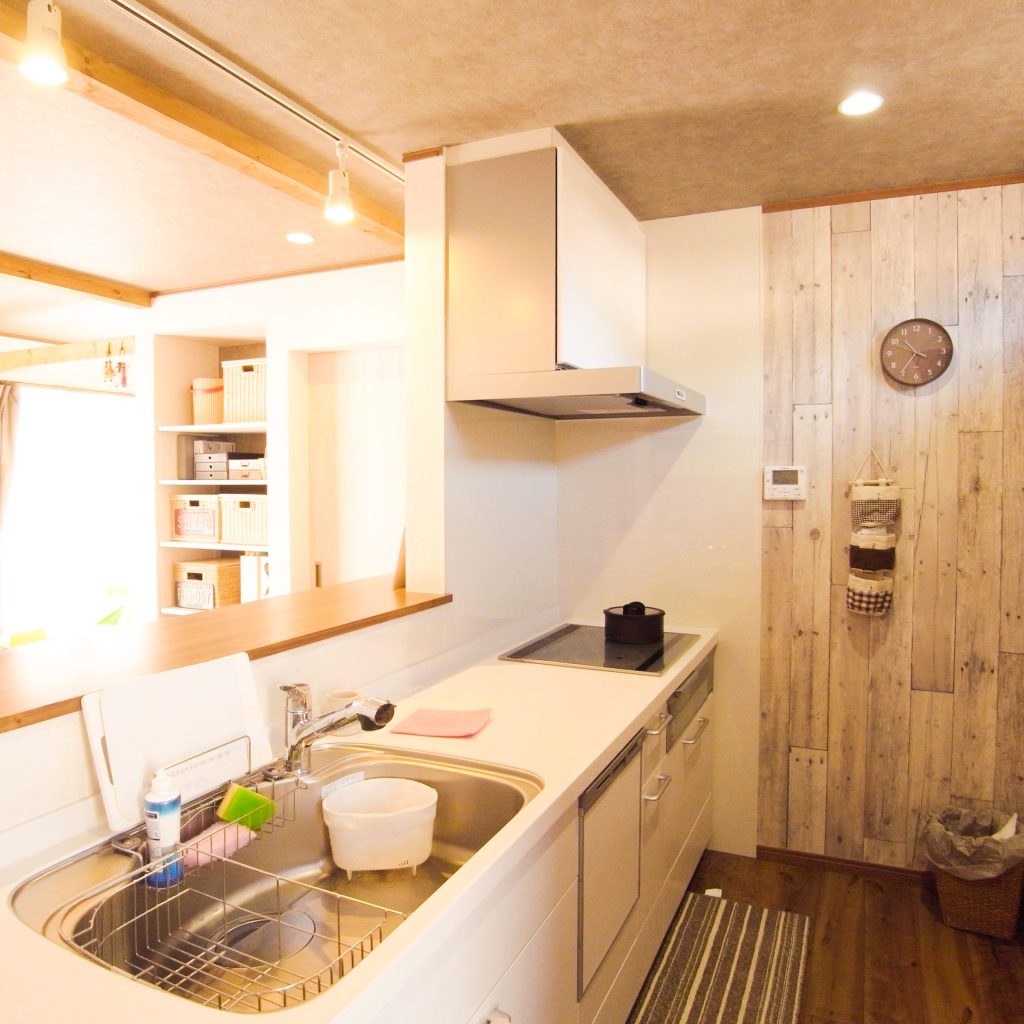 対面キッチン施工事例