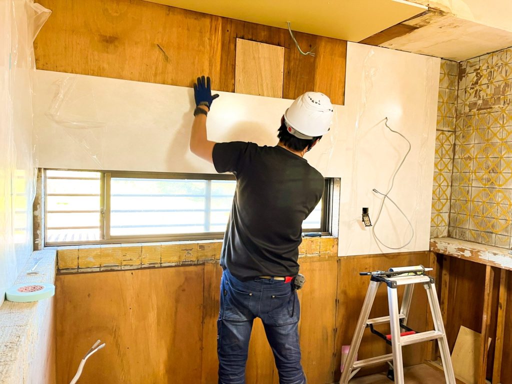 自社職人施工風景1